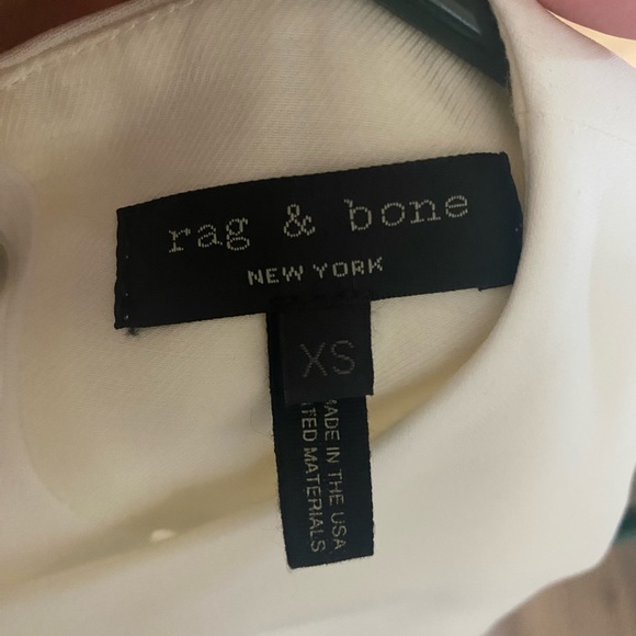 Rag & bone New York womens extra small Eliza white crepe dress - Picture 9 of 9